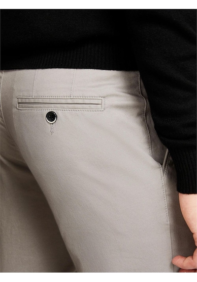 Sisley Slim Fit Vintage Efekt Chino Pantolon Erkek Siyah Pantolon - 323a4dm6sf02y