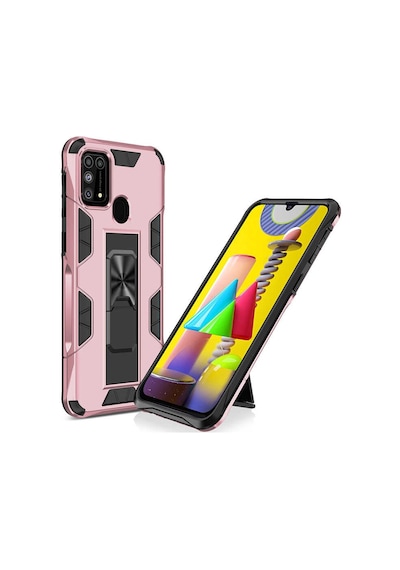 Samsung Galaxy Uyumlu M31 Kilif Miknatisli Standli Silikon Kapak 426895986