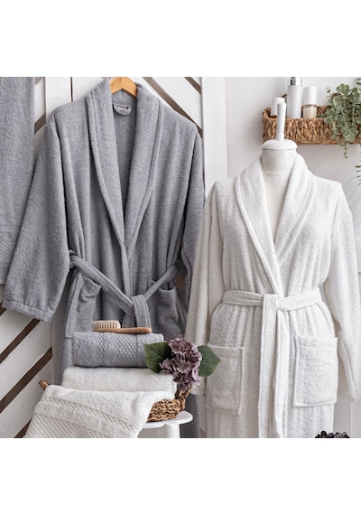 Schafer Home Arya Banyo Seti 6 Parça-gri/beyaz