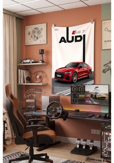 Audi Rs7 Dekoratif Duvar Örtüsü Duvar Halısı Reaste