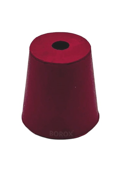 Borox Kauçuk Tıpa Delikli No.9 21.5 x 28 x 31 MM 5 Adet
