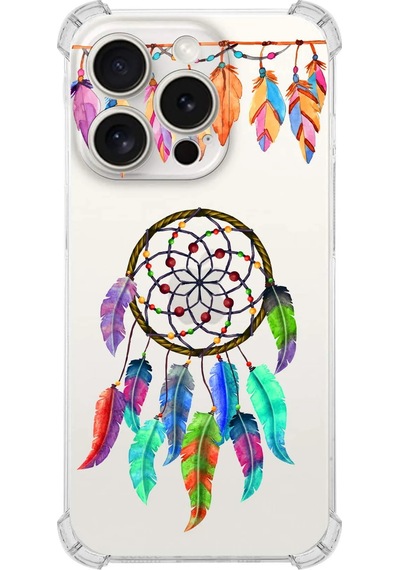 Printify Apple Uyumlu iPhone 15 Pro Devil Eye 6 Şeffaf Köşe Ve Kamera Korumalı Korumalı Antişok Kılıf 0166f