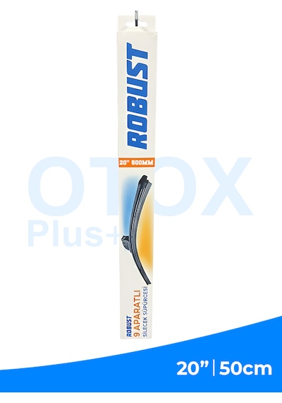 50 Cm 20 500mm Universal Oto Sileceği 9 Aparatlı Sessiz Çalışma İz Bırakmaz Premium Kalite