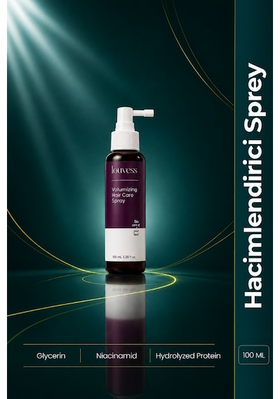 Louvess Glycerin Niacinamide Wheat Protein İçerikli Hacimlendirici Saç Bakım Spreyi 100 ML