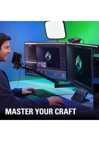 Elgato Stream Deck + Yayıncı Ses Karıştırıcı, Prodüksiyon Konsolu