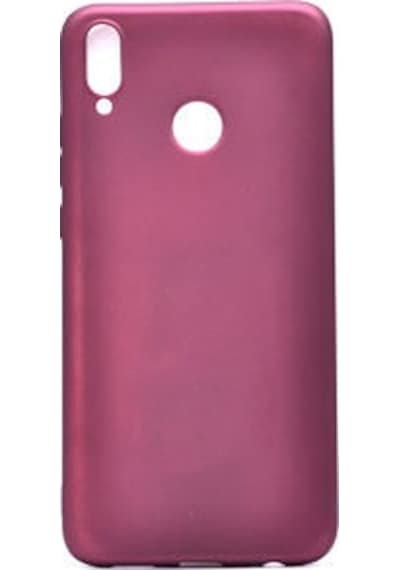 Honor 8x Kılıf Esneyebilen Şık Sofina Silikon Kapak Bordo