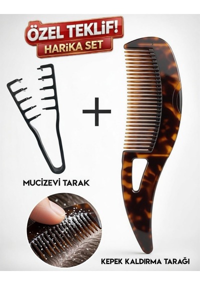 Mucizevi Tarak Ve Kepek Kaldırma & Anti-statik Masaj Fırçası Kendi Kendini Temizleme Özelliği 0