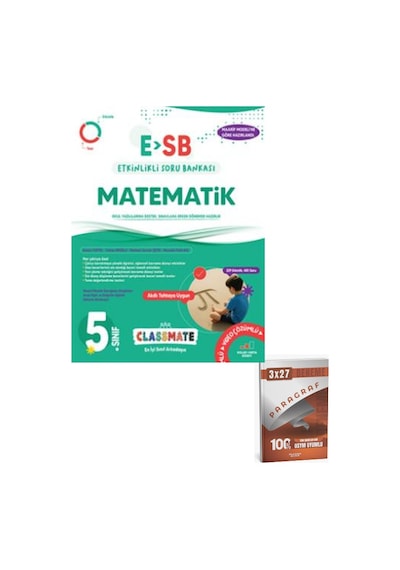 Okyanus 2027 5. Sınıf Classmate Esb Matematik Etkinlikli Soru Bankası+ Anla Kazan Paragraf