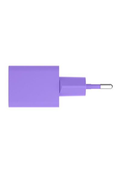 Ttec Smartcharger Gan 20w Pd Seyahat Hızlı Şarj Aleti + Usb-c - Lightning 120cm Kablo Neon Mor