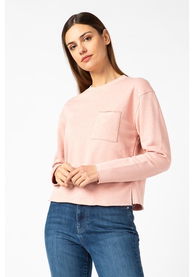 Vigoss Kadın Cepli Sweatshırt 13346-00324 - Somon