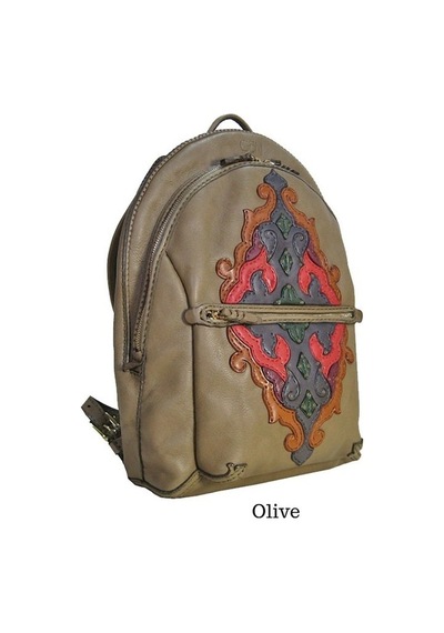Gön Handmade Deri Sırt Çantası ( Lav )