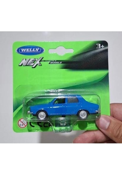 Welly Nex Renault 12 Blue Model Araba