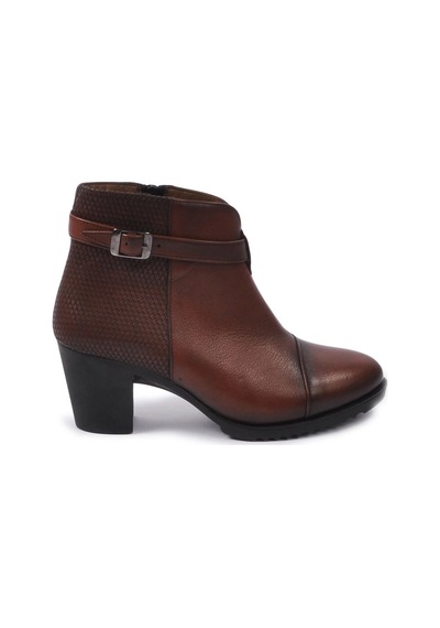 Castle Black Cb-6840-1 Kadın Deri Bot Taba