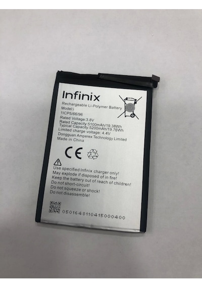 Infinix Hot 10 X682C Batarya 5200 mAh