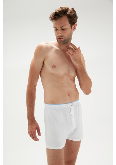 Erdem Beyaz Penye Boxer 1400 Beyaz