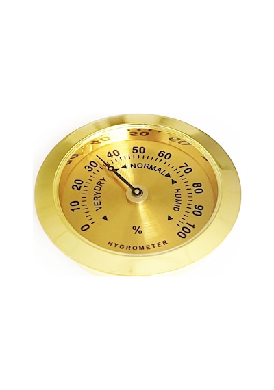Analog Higrometre Nem Ölçer Humidor Puro Kutusu için Metal Çerçev N11.1837