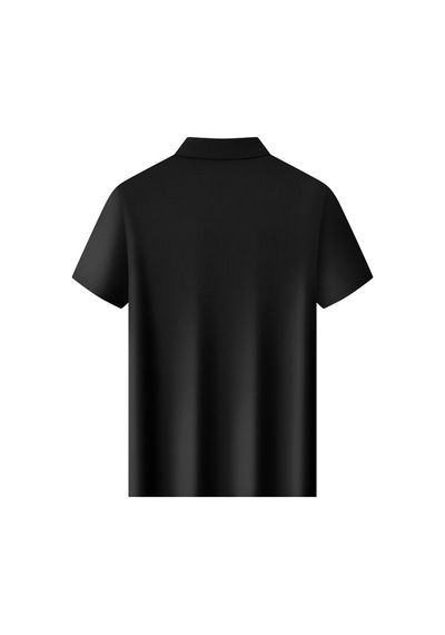 New Performance Premium Polo T-shirt 87.4% Nylon 12.6% Spandex Siyah
