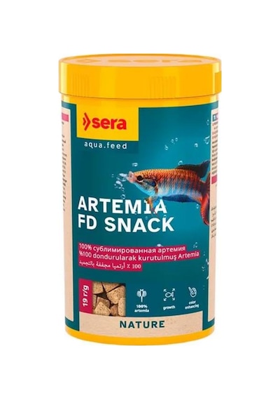 Sera Artemia Fd Snack Balık Yemi 250 Ml 19 Gr