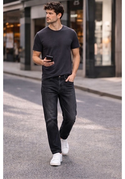 Erkek Vintage Taşlama Detaylı Boyfriend Pantolon Tb Siyahtaşlama Erkek Vintage Taşlama Detaylı Boyfriend Pantolon Tb Siyahtaşlama
