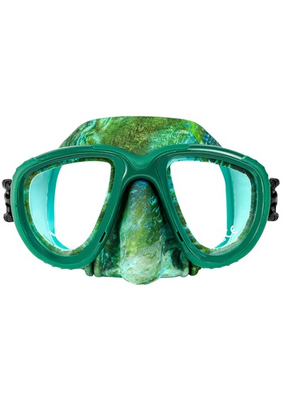 Apnea X Low Green Dalış Maskesi Yeşil - Kamuflaj