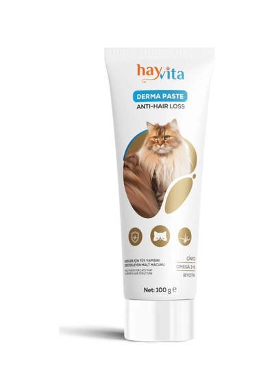 Derma Paste Hair Loss - Kediler Için Tüy Yapısını Destekleyen Macun