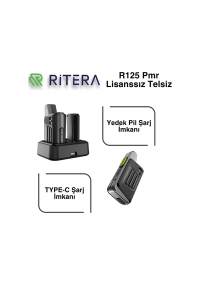 Ritera R125 Pmr Lisansız El Telsizi