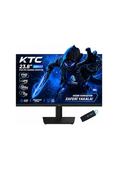 23.8'' H24v27 Gaming Monitör Fhd Ips 144hz 1ms Oyuncu Monitörü