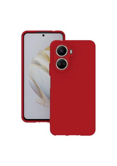 Huawei Nova 10 Se Kılıf Kamera Korumalı Silikon Rubber Arka Kapak Kırmızı