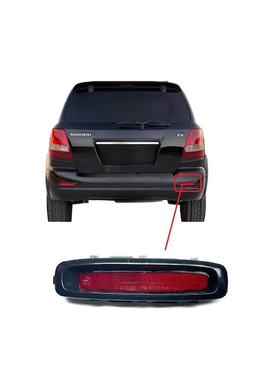 Kia Sorento Tampon Reflektörü Arka Sağ 2002-2003-2004-2005-2006