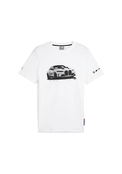 Puma Bmw Mms Ess Graphic Tee Erkek Günlük Tişört 63063302 Renkli Renkli
