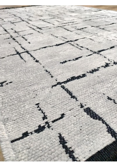 Çam Halı Bodrum Bdr 120 Gri Özel Latex Kaymaz Tabanlı Kilim