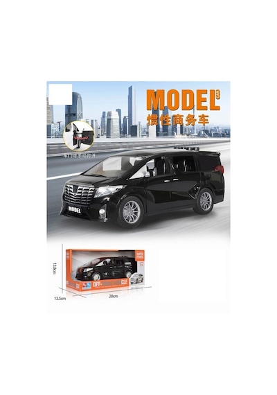 Ceren Ctoys Alphard Sesli Işıklı Model Araba 8086-1 Siyah