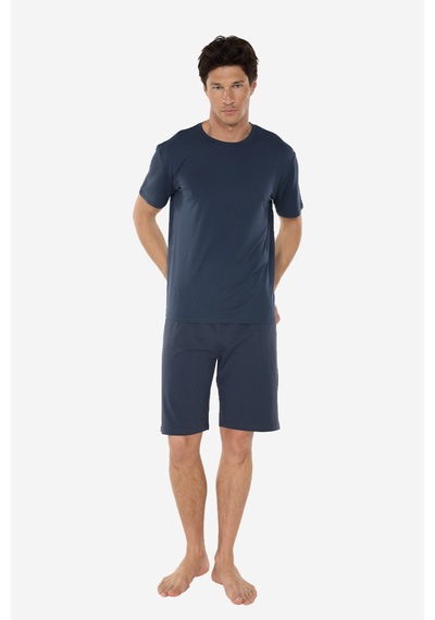 Malabadi Erkek Füme Bisiklet Yaka Micro Modal Extra Yumuşak Şortlu Pijama Takımı 6031 Malabadi Erkek Füme Bisiklet Yaka Micro Modal Extra Yumuşak Şortlu Pijama Takımı 6031
