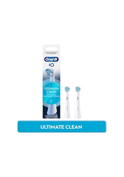 Oral-b İo Ultimate Clean Beyaz Diş Fırçası Yedek Başlığı 2 Adet Yumuşak Kıllarla Üstün