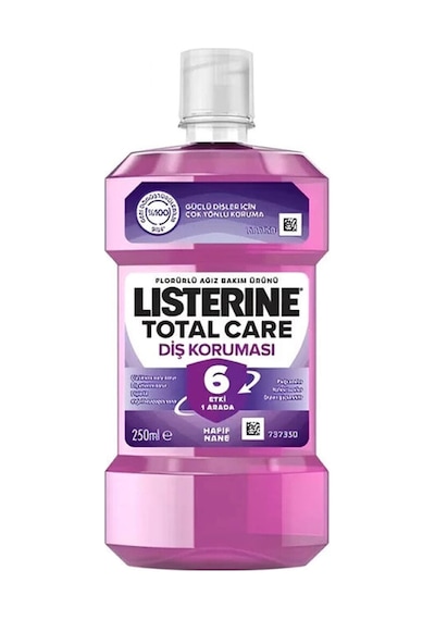 3 Adet Listerine Ağız Suyu Total Care 250 Ml