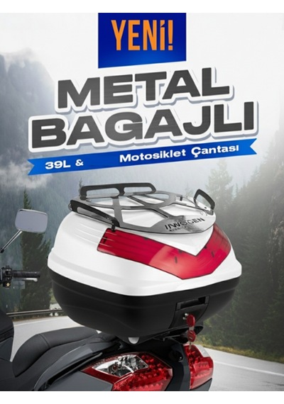 Wogen Wg39 Sırt Dayamalı Premium Metal Bagajlı Çanta Beyaz Beyaz