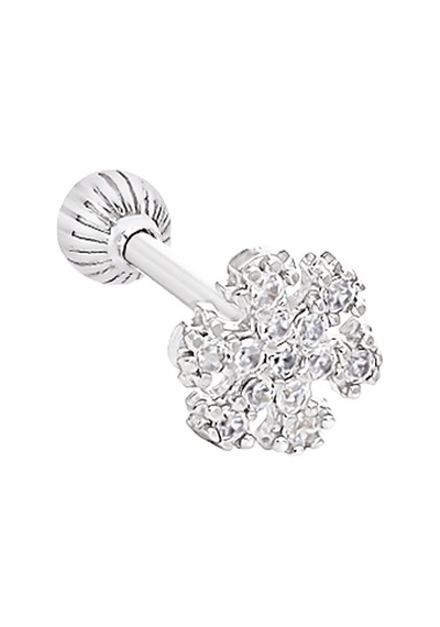 Gümüş Kartanesi Tragus Piercing Gpc04as Altınsepeti Beyaz