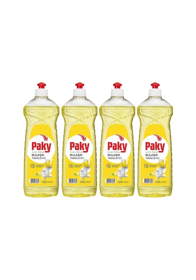Paky Elde Bulaşık Deterjanı Sarı Push Pull 4 x 1 L