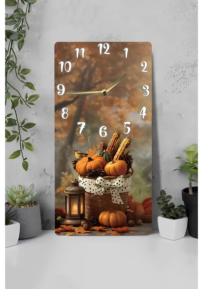 Dekorasyona Sıcaklık Katan Uv Baskı Mdf Tablo Saat 30x60 Cm Usd248 Ahşap Saat Usd248