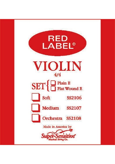 Super Sensitive Red Label A 3/4 Keman Tek Tel 1ss2105-a