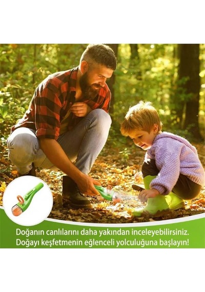 Temel Işıklı Usb Şarjlı Böcek Yakalama Ve İnceleme Aracı, 5x Mercekli Temassız Gözlem Cihazı