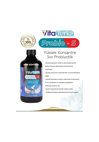 Probio-s Yüksek Konsantre Sıvı Probiyotik 500 Ml