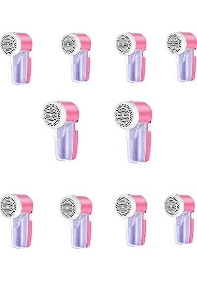 Cvs Dn 5403 Şarjlı Tiftik Ve Kazak Tüy Temizleme Makinesi 10'lu Pembe
