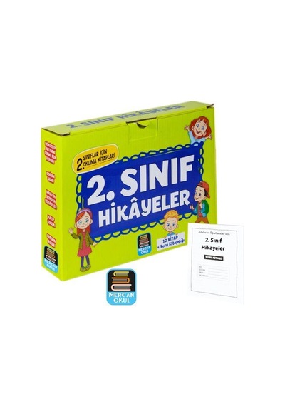 2. Sınıf Hikayeler Okuma Seti, Renkli Resimli 10 Kitap, Soru K...