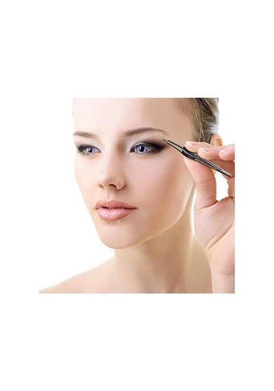 Transformacion Profesyonel Kaş Cımbızı 2'li Set Çelik Düz Uçlu Tüy Alma Cımbızı Solingen Professional 718965
