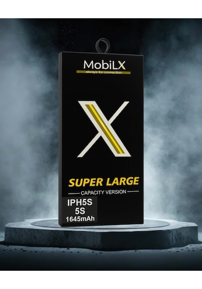 Mobilx Apple Uyumlu iPhone  5s Batarya Pil Süper Yüksek Kapasiteli Güçlendirilmiş 1645 Mah