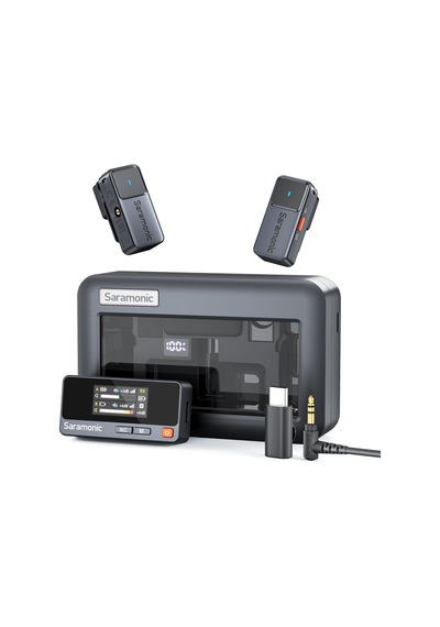 Saramonic Air Wirelss Yaka Mikrofonu Cep Telefonu 2 Verici, 1 Usb-c Alıcı, Şarj Yuvası , 48h Pil, Apple Uyumlu iPhone İçin Mini Klipsli Mikrofon - Android Youtube, Tiktok, Vlog, Canlı Yayın, Röportaj Saramonic Air Wirelss Yaka Mikrofonu Cep Telefonu 2 Verici, 1 Usb-c Alıcı, Şarj Yuvası , 48h Pil, Apple Uyumlu iPhone İçin Mini Klipsli Mikrofon - Android Youtube, Tiktok, Vlog, Canlı Yayın, Röportaj