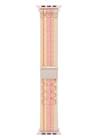 Watch 7 41mm Uyumlu Krd-91 Hasır Kordon Strap Kayış Ardx- Pembe