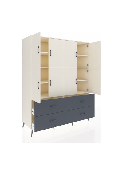 Kronos Gardrop 8 Raflı 4 Çekmeceli 8 Kapaklı 176x59x221 Aytaşı-aytaşı/antrasit Aytaşı/antrasit Kronos Gardrop 8 Raflı 4 Çekmeceli 8 Kapaklı 176x59x221 Aytaşı-aytaşı/antrasit Aytaşı/antrasit
