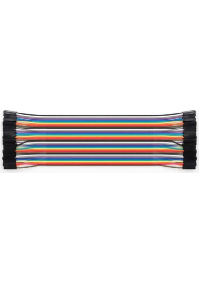 20cm 40 Pin Dişi Dişi Dupont Kablo Breadboard Atlama Kablosu Jumper Kablo